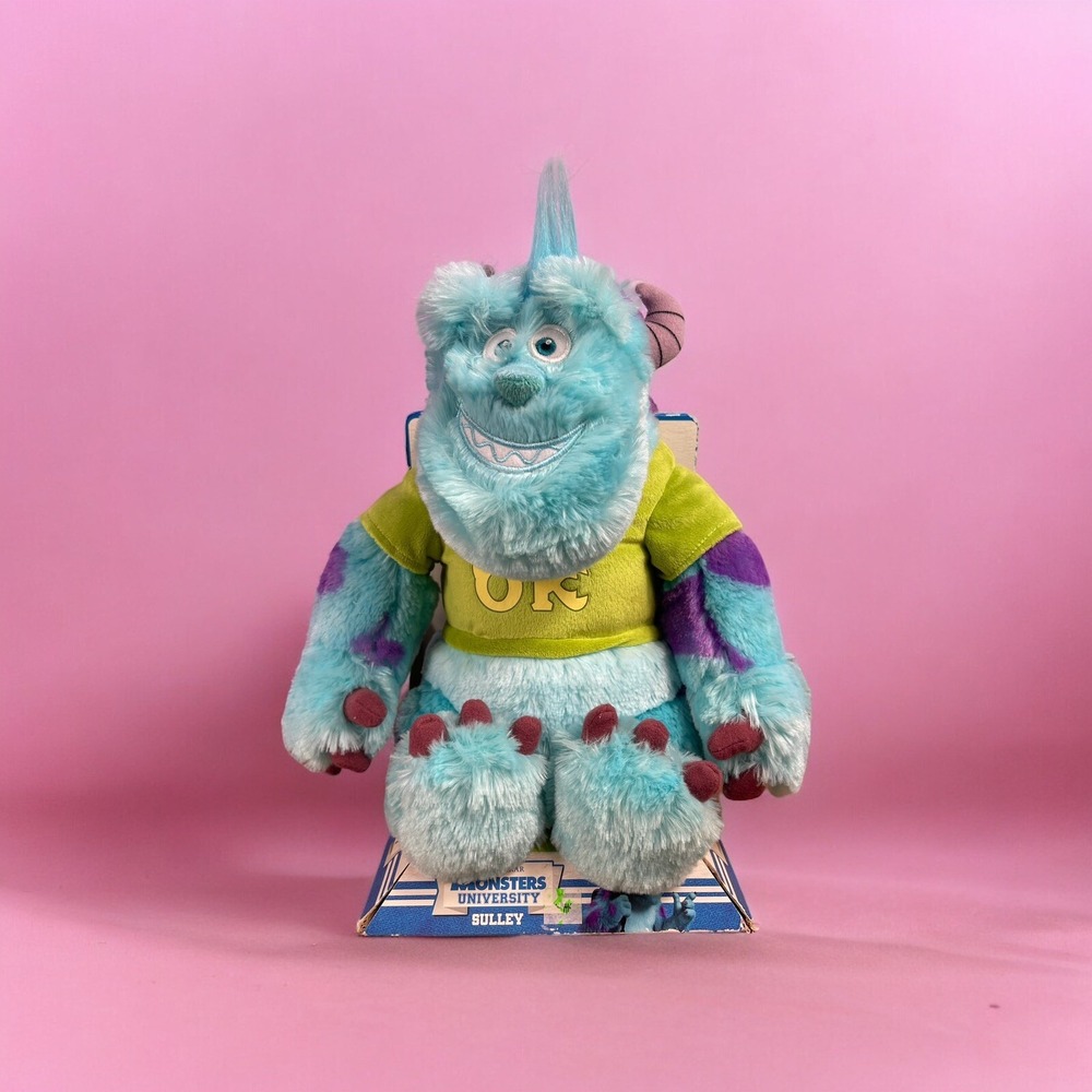 2013 Just Play Disney Pixar Monsters University Sulley Plush‎ Stuffed Animal